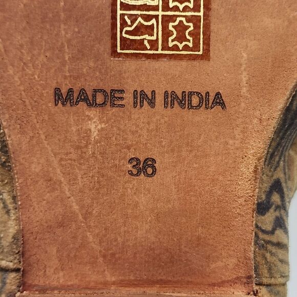 Free People Animal Charm Leather Bootie, Women's 5.5 - Picture 7 of 8